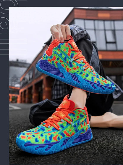 2025 New Men's Sneakers Breathable Comfortable Mens Basketball Shoes Wear-resistant Non-slip Couple's Sports Shoes Tenis Hombres