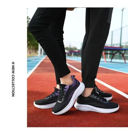 2024 Spring New Ultra-light Running Shoes Sports Women's Shoes Mesh Non-slip Breathable Soft-soled Lightweight Casual Shoes