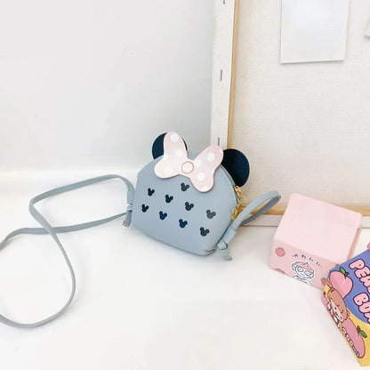 Girl Coin Purse Children's Shoulder Bags Wallet Coin Box Bag Cute Cartoon Kid Money Bag Children's Crossbody Bowknot Designed