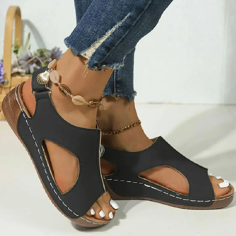 Women's Sandals Summer 2024 Wedge Heels Sandals With Platform Shoes Women Summer Footwear Heeled Sandalias Mujer Wedges Shoes