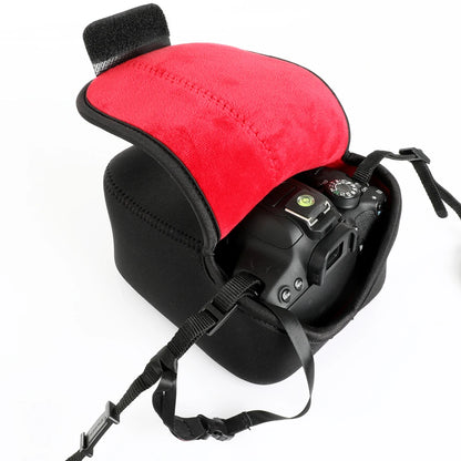 Waterproof Velour Neoprene Soft Case Camera Bag for Canon EOS 850D 800D 760D 750D 700D 77D 70D 600D SL3 SL2 T100 T7 T7i T6 T5 T3