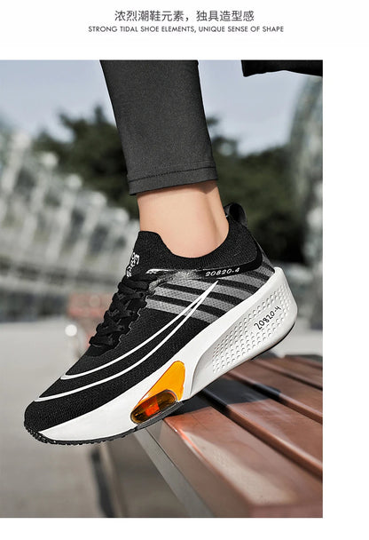 Air Cushion Men‘s Running Shoes Women Original Marathon Outdoor Jogging Mesh Breathable Sneakers Men Comfy Sports Training Shoes