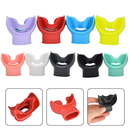 Scuba Diving Snorkel Regulator Mouthpiece Cover Octopus Holder Retainer Second-level Head Color Tongue Drag Mouthpiece Scuba