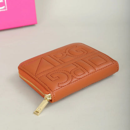 PG 2024 new women's wallet soft PU leather 4 color contrast hand wallet luxury designer