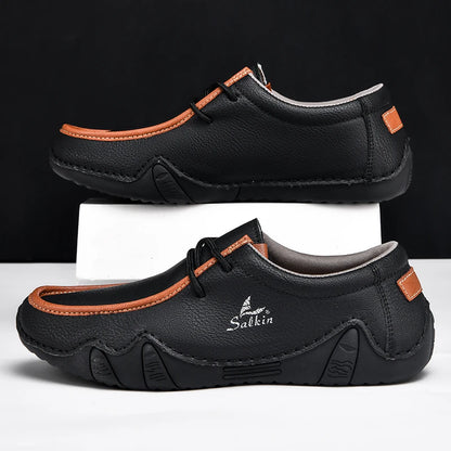 New Casual Shoes For Men Sneakers Handmade Soft Men Loafers Plus Size 39-48 Men Moccasins Lightweight Boat Footwear