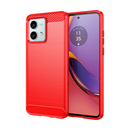 For Motorola Moto G84 5G Case For Moto G84 Cover 6.5 Inch Carbon Fiber Shockproof Silicone Bumper For Motorola Moto G84