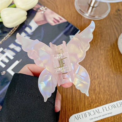 New Phantom Color Mermaid Grasp Clip Large Shark Clip Retro Korean Hair Crab Ponytail Braid Clip Girls Hair Accessories