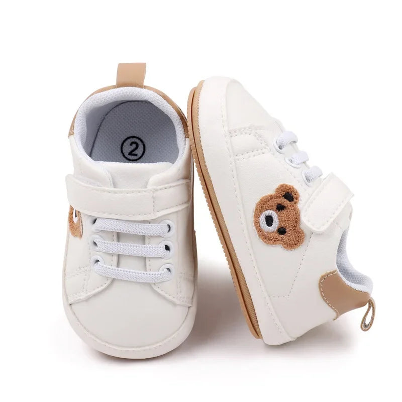 New Baby Shoes Boys Girls Classic Fashion Sports Casual Sneakers Newborn First Walker Toddler Soft Sole Non-Slip Walking Shoes