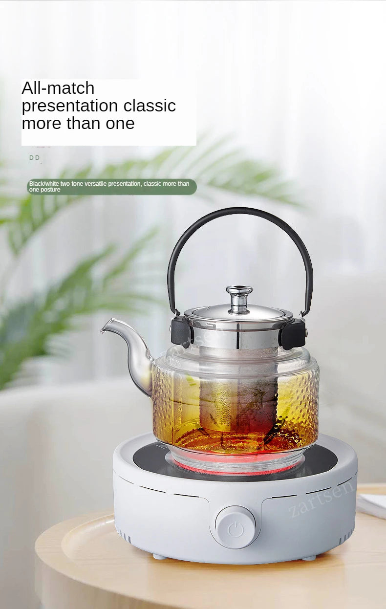 Mini Electric Stove Water Boiler Cooking Plate 800W Tea Pot Multifunctional Coffee Tea Heater Warmer Heating Furnace