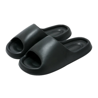 2024 New Summer Beach Shoes Slippers EVA Soft Bottom Cloud Slides Light Male Casual Bathroom Anti-Slip Sandal Flip-Flops