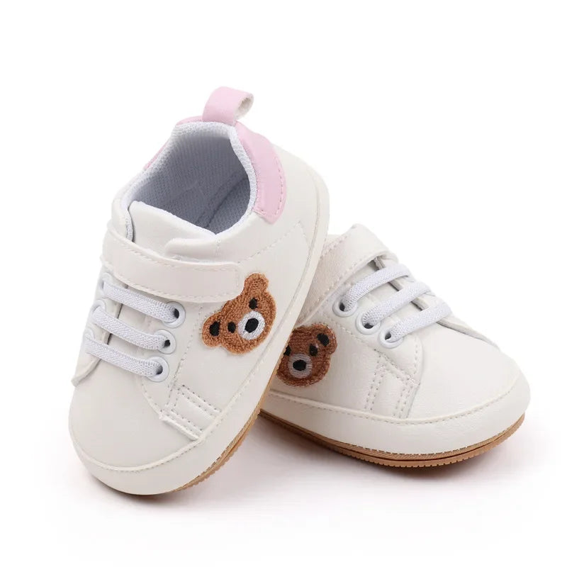 New Baby Shoes Boys Girls Classic Fashion Sports Casual Sneakers Newborn First Walker Toddler Soft Sole Non-Slip Walking Shoes