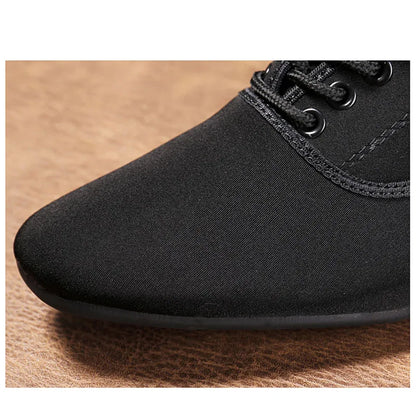 Men‘s Dance-Shoes Ballroom Latin Dance Shoes For Men Male Modern Jazz Tango Dancing Shoes Salsa Practise Shoe Black