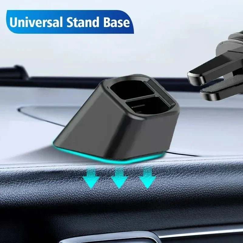 Universal Mobile Phone Bracket Base In Car Dashboard Phone Holder Car Air Outlet Clip Cellphone GPS Stand Cradle Car Accessories