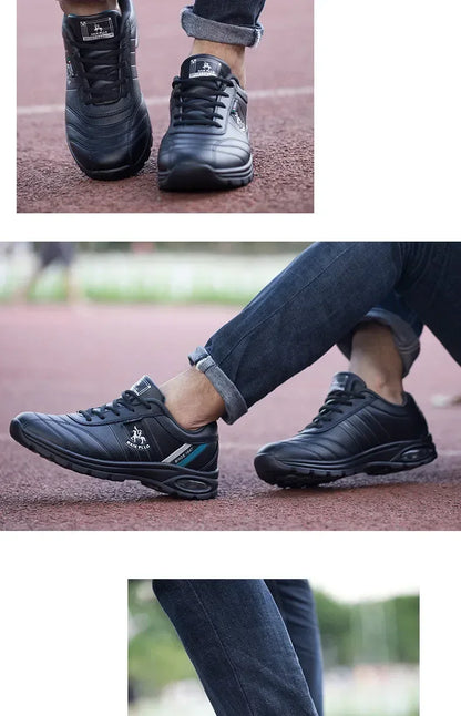 New Men Shoes Outdoor Leather Casual Sneakers Men Fashion Sports Large Size Shoes For Men