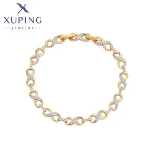 Xuping Jewelry New Arrival Round Promotion Gold Color Huggies Earrings for Women Girl Party Gift S00075729