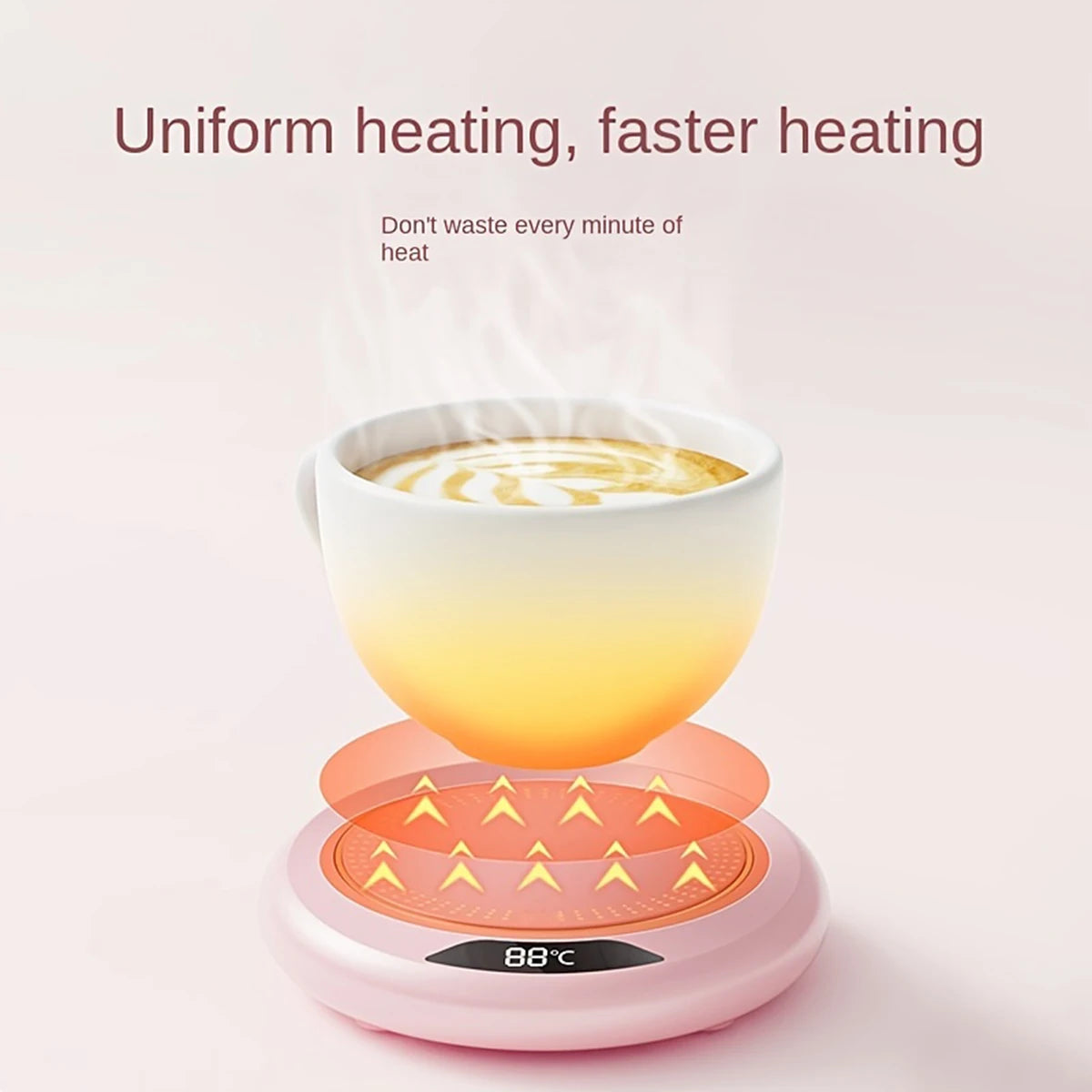 Intelligent constant temperature coaster USB automatic heating and insulation coaster