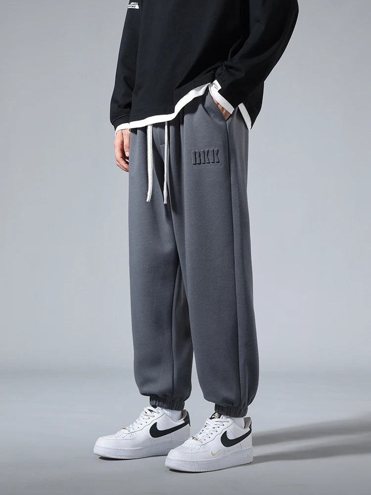 Men's Jogger Cotton Sweatpants Big Size 8XL 7XL 6XL Sports Baggy Pants Sting Banding  Hip Hop Loose Harem Trousers