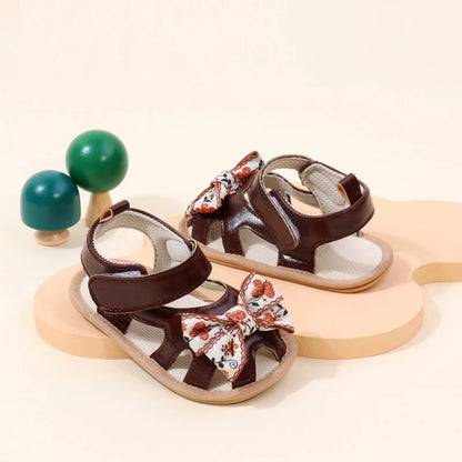 Baby Shoes Cute Butterfly bowknot for 0-9-18 Months Newborn Toddler Girls Summer Prewalking Sandal 2024 New Baby Fashion BMB4003