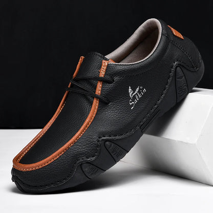 New Casual Shoes For Men Sneakers Handmade Soft Men Loafers Plus Size 39-48 Men Moccasins Lightweight Boat Footwear