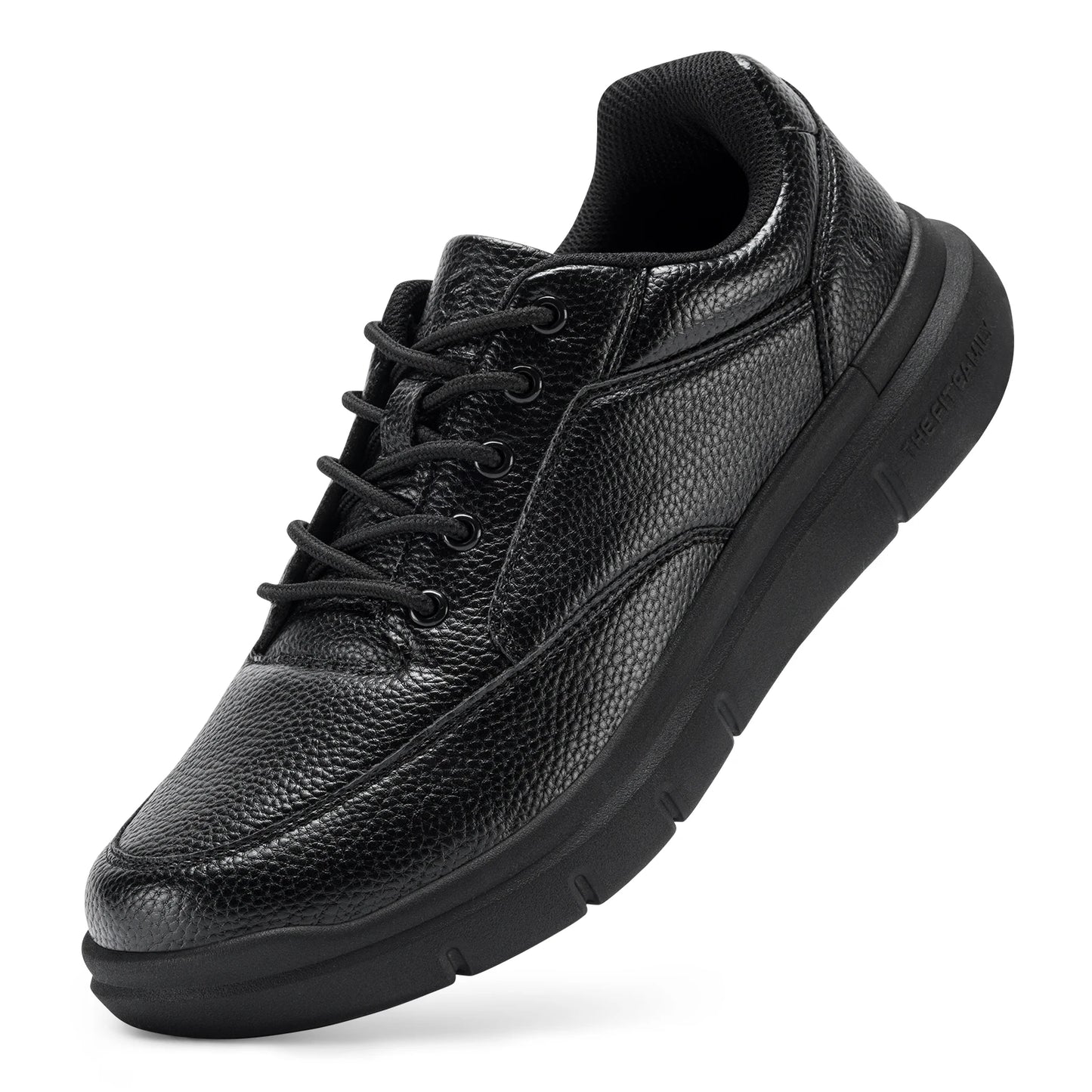 Fitville Wide Version Men's Leather Shoes Walking Shoes Oxford Shoes For Formal Business Shoe Comfortable All Day Wear