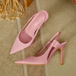 2024New Autumn Women's Shoes Fashion Women's Pumps Pointed Toe High Heels Shallow Women's Sandals Shoes for Women Zapatos Mujer