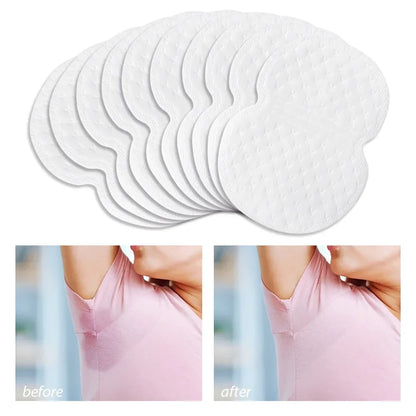 10/100pcsUnisex Sweat Pads Summer Deodorants Underarm Anti Perspiration Sweat Pads Disposable Armpit Absorb Sweat Shield Pad