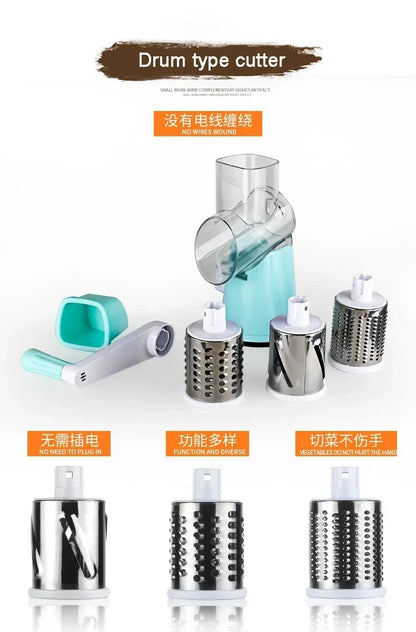 Food Processor Blender Vegetable Cutter Round Mandoline Slicer Potato Carrot Grater Slicer Chopper Blades Kitchen Tool