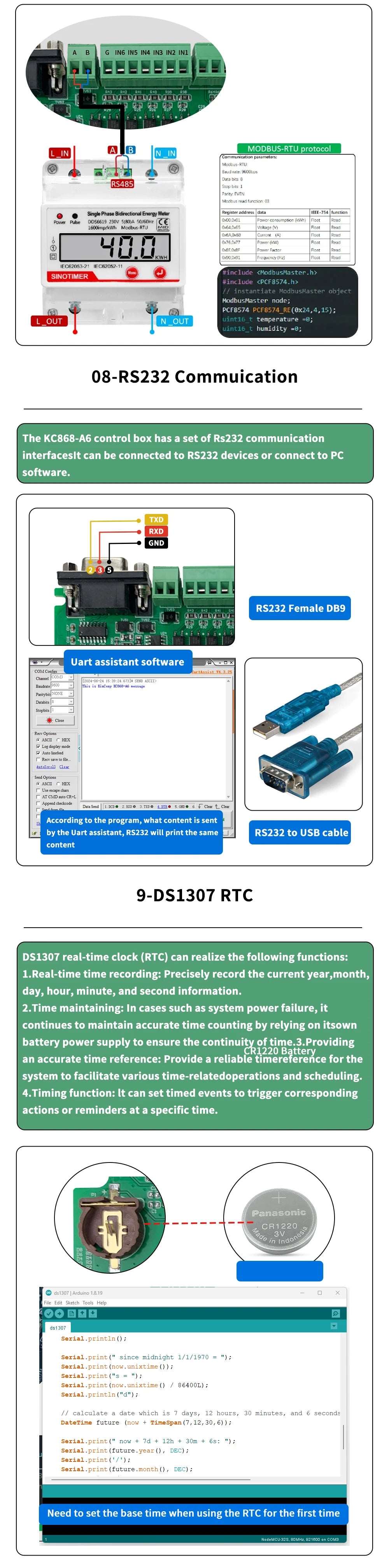 A6 Esphome Relay Board Enables ARDUINO IDE Programming and ESPhome Programming Provide All Kinds of Example Codes Support MQTT