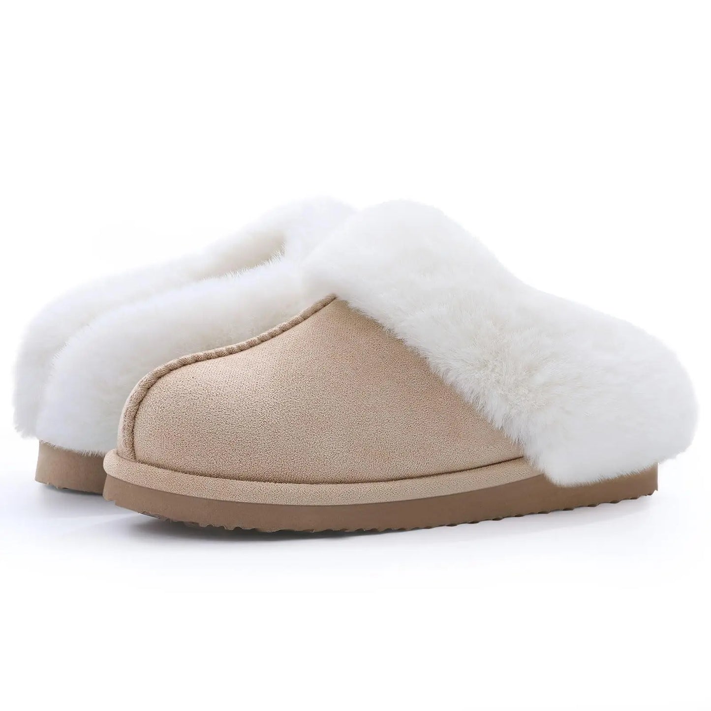 Winter Fluffy Suede Women Slippers Fashion Fuzzy Women House Shoes Classic Brand Women Fur Slippers Indoor Soft Flat Slippers