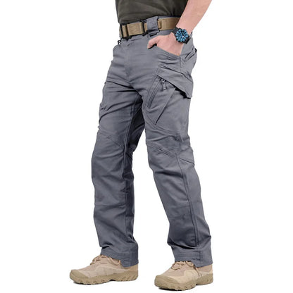 Men's Tactical Cargo Pants Classic Outdoor Hiking Trekking Men Tactical Joggers Pants Military Multi Pocket Trousers