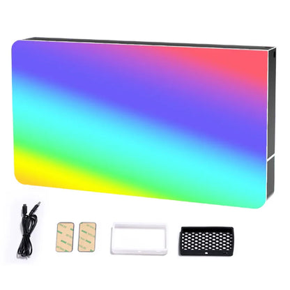 Ulanzi LT002 RGB LED Video Panel Light 7 inch Pocket Fill Light Dimmable 2500-9000K 4000mAh Photography for Live Streaming