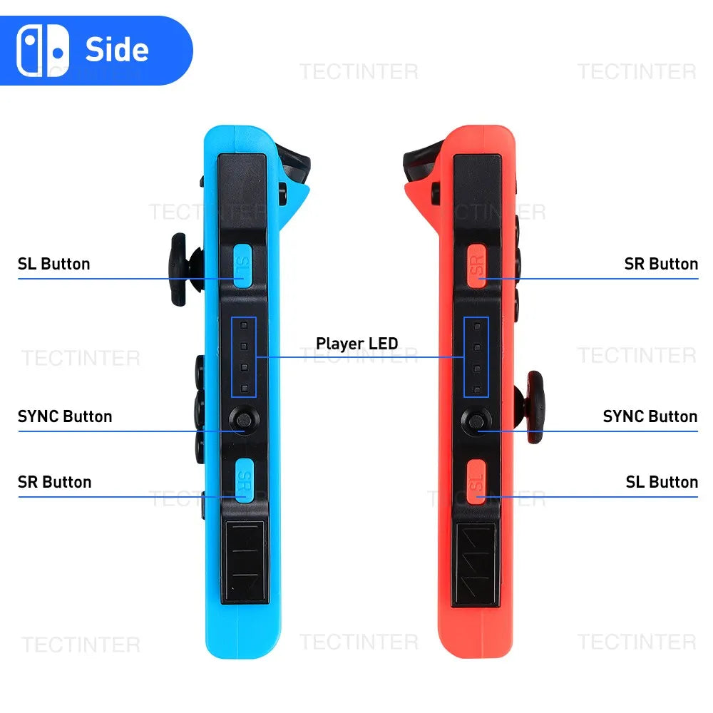 RGB joystick gamepad For Switch Wireless Controller joy controller Compatible with NS 6 Axis Wake-up/Screenshot