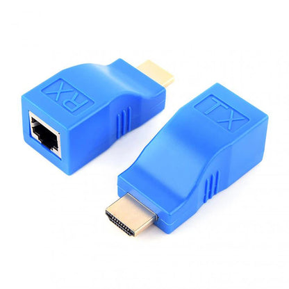 1 Pair 1080P 3D HDMI-compatible Extender 4k to RJ45 Extension LAN Network CAT5e / 6 LAN Ethernet Cable For TV Project