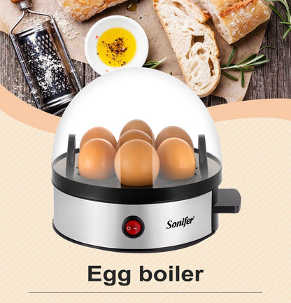 Convenient Egg CookerElectric Egg Cooker 7pcs Egg SteamerEgg CookerKitchen Cooking ToolsEgg CookerAuto-Off Function 350W Sonifer