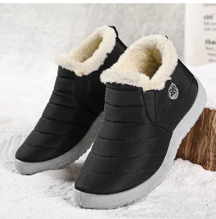 Warm Snow Men's Boots Soft Sneakers Winter Men's Fashion Men Shoes Unisex Ankle Boots Waterproof Men's Work Shoes Footwear