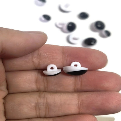 13/16/18mm Black Eyes For Toys Cartoon Safety Eyes For Dolls Making Animal Amigurumi Bear Craft Stuffed Toys Accessories