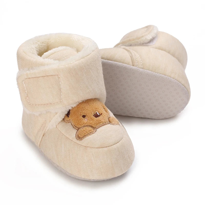 Fashion Baby Girls Boys Cute Soft Cartoon Cotton Toddler shoes First Walker Shoes for Newborns