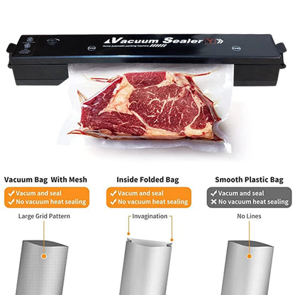 Vacuum Sealer Machine EU Plug Free Gift 10pcs Saver Bags Kitchen Vacuum Packer Machine Small Sealing Machine Food Vacuum Sealer