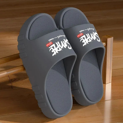 Men's Slippers Summer New Indoor Bathroom Shower Anti Slip Cool Slippers for Women to Wear Externally ZYT2414