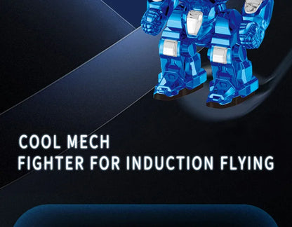 Mech Warrior Toy Energy-Saving Induction Robot Aircraft Mech warrior Induction Flying Remote Control Birthday Gift To Children