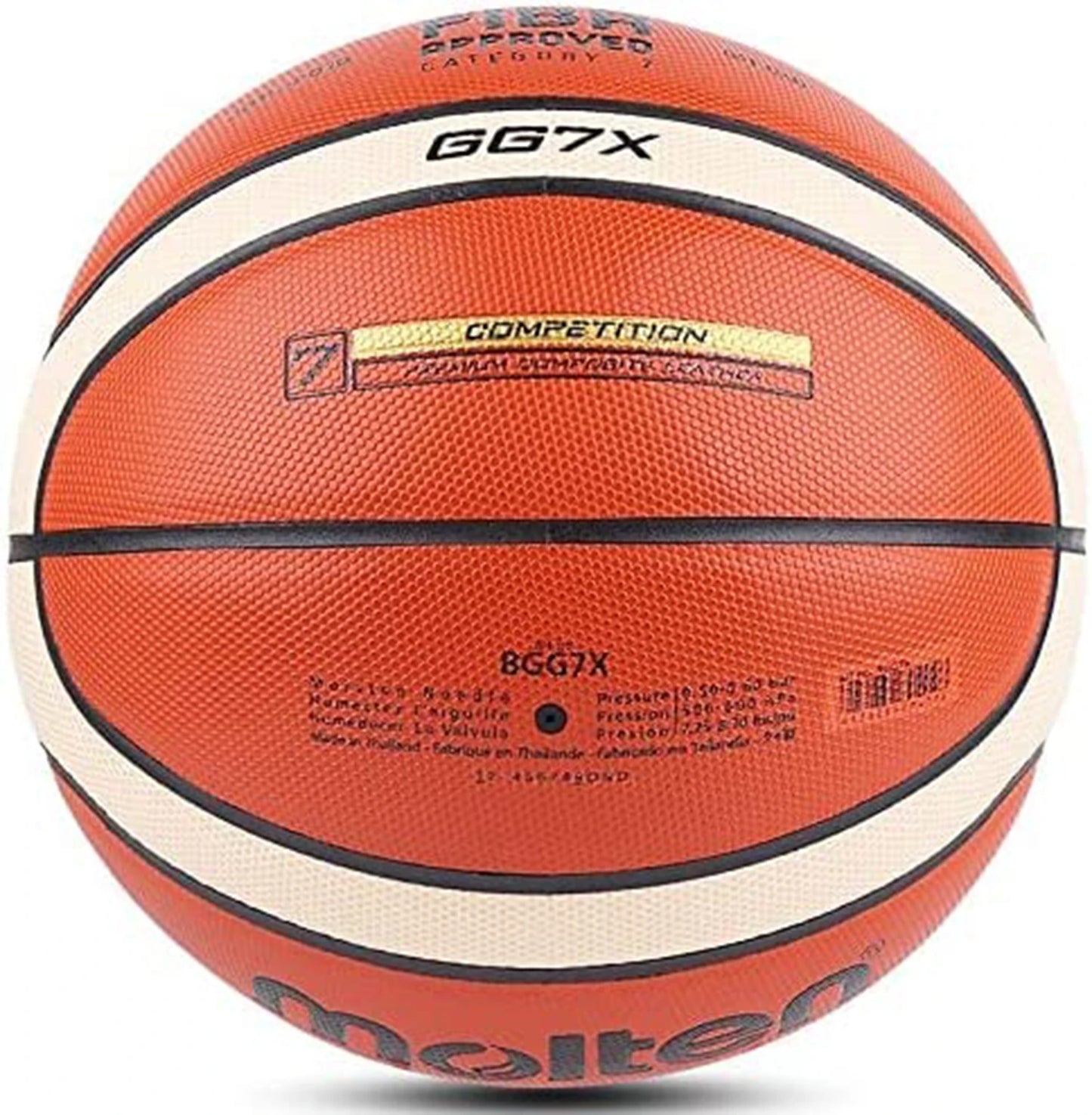 Indoor Outdoor Basketball FIBA Approved Size 7  PU Leather Match Training Men Women Basketball baloncesto