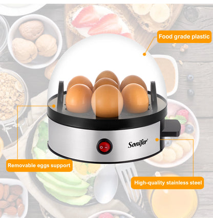 Convenient Egg CookerElectric Egg Cooker 7pcs Egg SteamerEgg CookerKitchen Cooking ToolsEgg CookerAuto-Off Function 350W Sonifer