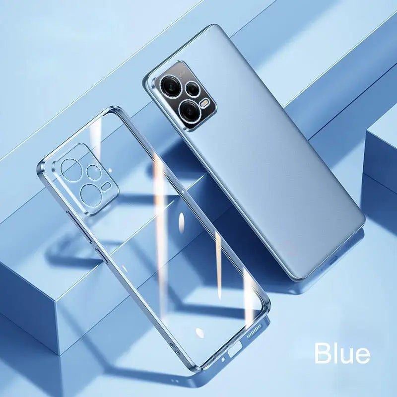 Luxury Plating Clear Case For Xiaomi Redmi Note 12 Pro 5g 12s 4g 12pro Plus Soft Silicone Transparent Bumper Back Cover Note12 S