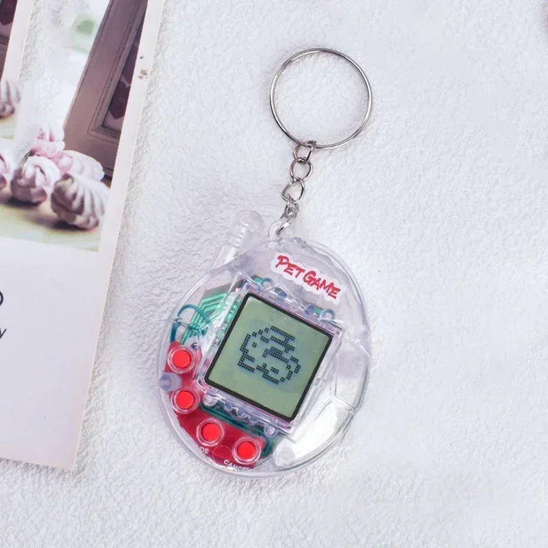 1PC Transparent Electronic Pets Tamagotchi Nostalgic 168 Pets In One Virtual Cyber Digital Nostalgic Funny Toys Pixel Funny Play