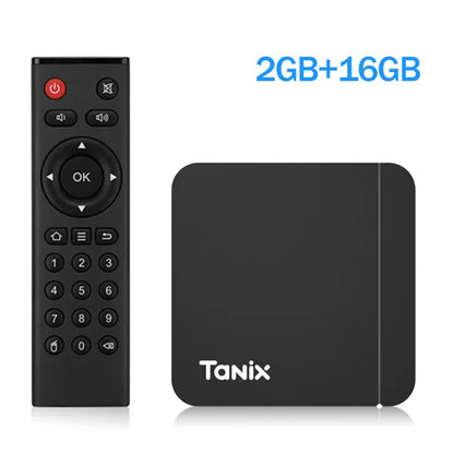 Original Tanix W2 Android 11 TV Box Amlogic S905W2 2G/16G AV1 BT TVBOX 2,4G &amp; 5G Dual Wifi 4K HD Set-Top-Box 4G/64G Media Player