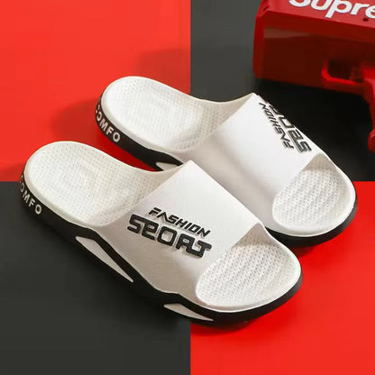 Men's Slippers Can Be Worn Externally In Summer Non-Skid Bathroom Sandals Trendy Bathroom Home Indoor Flip-flops For Men