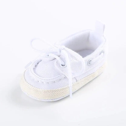 Walking Baby Shoes Sailor Formal Canvas Soft Sole Newborn Boy Girl Toddler Casual