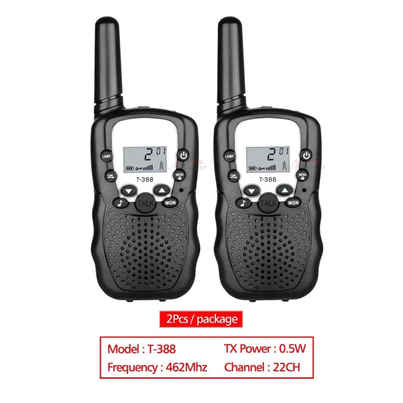 Kids Mini Walki Talki 2Pcs Celular Handheld Transceiver Phone Radio Interphone 3KM Toys Talkie Walkie Birthday Gift for Children