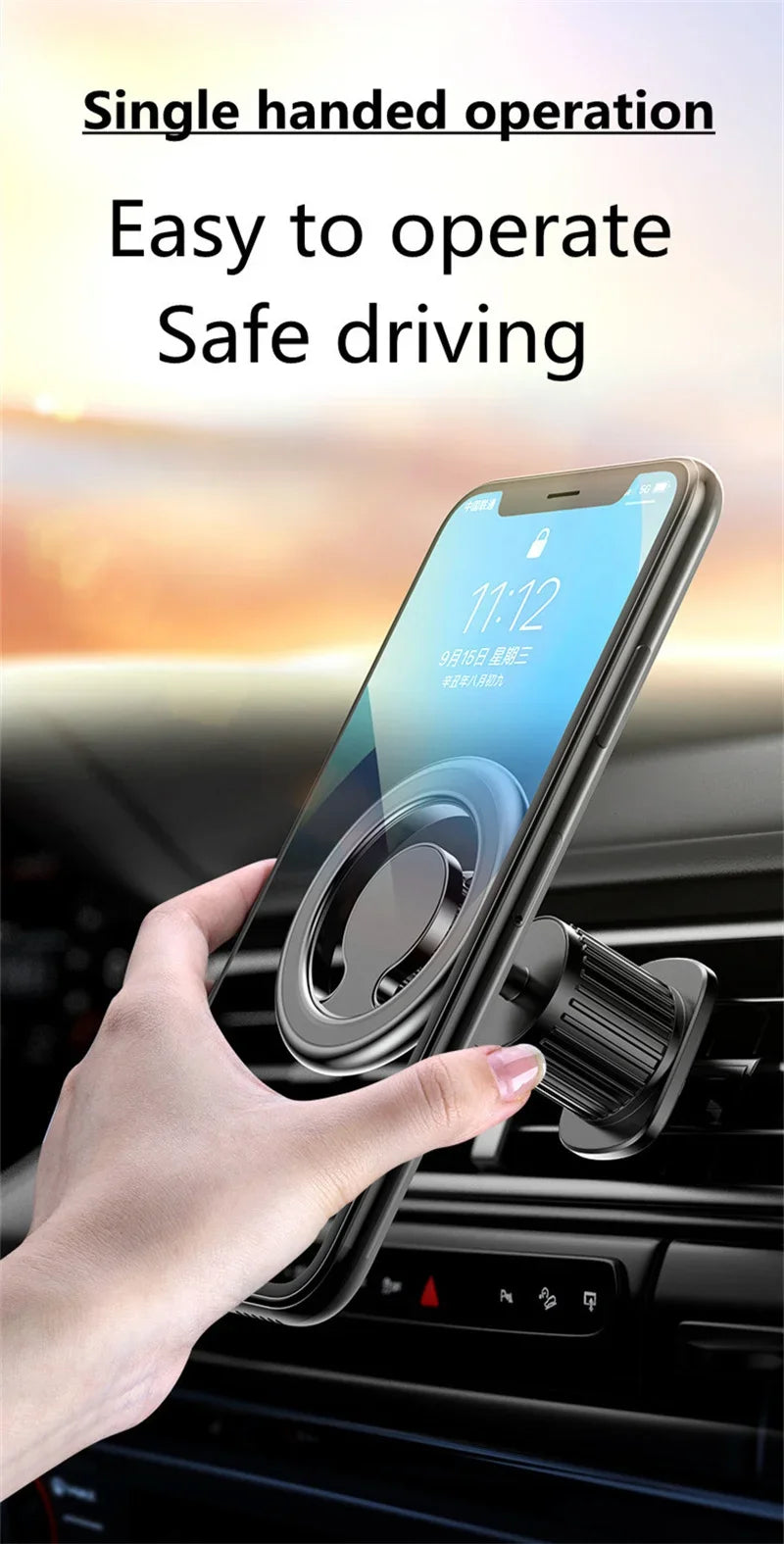 Magnetic Car Phone Holder Stand Macsafe Support in Car for iPhone 12 13 14 Pro Max Mini Magnet Car Air Vent Clip Cellphone Mount