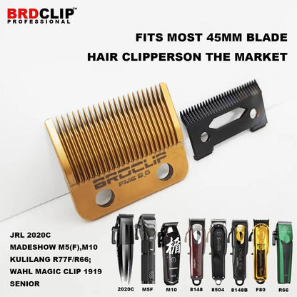 BRDCLIP Blade Original Replaceable Cutter Head for 2020C Madeshow M10 M5 Hair Clipper Titanium Plated Ceramics Blade